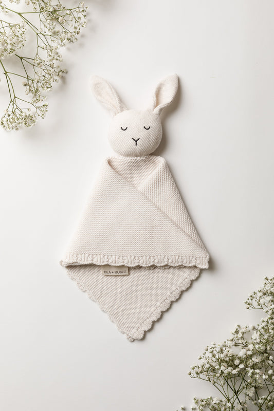 Organic Cotton Isla Bunny Comforter - Oat